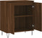 vidaXL - Dressoir - 60x35x70 - cm - bewerkt - hout - bruin - eikenkleur