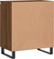 vidaXL - Dressoir - 60x35x70 - cm - bewerkt - hout - bruin - eikenkleur
