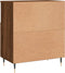 vidaXL - Dressoir - 60x35x70 - cm - bewerkt - hout - bruin - eikenkleur
