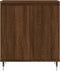 vidaXL - Dressoir - 60x35x70 - cm - bewerkt - hout - bruin - eikenkleur