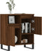 vidaXL - Dressoir - 60x35x70 - cm - bewerkt - hout - bruin - eikenkleur