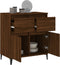 vidaXL - Dressoir - 60x35x70 - cm - bewerkt - hout - bruin - eikenkleur