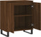 vidaXL - Dressoir - 60x35x70 - cm - bewerkt - hout - bruin - eikenkleur