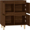 vidaXL - Dressoir - 60x35x70 - cm - bewerkt - hout - bruin - eikenkleur
