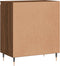 vidaXL - Dressoir - 60x35x70 - cm - bewerkt - hout - bruin - eikenkleur