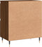 vidaXL - Dressoir - 60x35x70 - cm - bewerkt - hout - bruin - eikenkleur