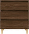 vidaXL - Dressoir - 60x35x70 - cm - bewerkt - hout - bruin - eikenkleur