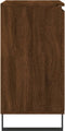 vidaXL - Dressoir - 60x35x70 - cm - bewerkt - hout - bruin - eikenkleur