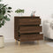 vidaXL - Dressoir - 60x35x70 - cm - bewerkt - hout - bruin - eikenkleur