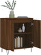 vidaXL - Dressoir - 60x35x70 - cm - bewerkt - hout - bruin - eikenkleur