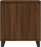 vidaXL - Dressoir - 60x35x70 - cm - bewerkt - hout - bruin - eikenkleur