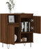 vidaXL - Dressoir - 60x35x70 - cm - bewerkt - hout - bruin - eikenkleur