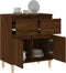 vidaXL - Dressoir - 60x35x70 - cm - bewerkt - hout - bruin - eikenkleur