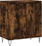vidaXL - Dressoir - 60x35x70 - cm - bewerkt - hout - gerookt - eikenkleurig
