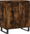 vidaXL - Dressoir - 60x35x70 - cm - bewerkt - hout - gerookt - eikenkleurig