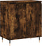 vidaXL - Dressoir - 60x35x70 - cm - bewerkt - hout - gerookt - eikenkleurig