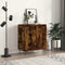 vidaXL - Dressoir - 60x35x70 - cm - bewerkt - hout - gerookt - eikenkleurig