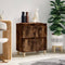 vidaXL - Dressoir - 60x35x70 - cm - bewerkt - hout - gerookt - eikenkleurig