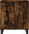 vidaXL - Dressoir - 60x35x70 - cm - bewerkt - hout - gerookt - eikenkleurig