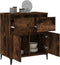 vidaXL - Dressoir - 60x35x70 - cm - bewerkt - hout - gerookt - eikenkleurig