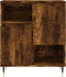 vidaXL - Dressoir - 60x35x70 - cm - bewerkt - hout - gerookt - eikenkleurig