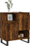 vidaXL - Dressoir - 60x35x70 - cm - bewerkt - hout - gerookt - eikenkleurig