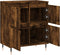 vidaXL - Dressoir - 60x35x70 - cm - bewerkt - hout - gerookt - eikenkleurig