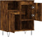 vidaXL - Dressoir - 60x35x70 - cm - bewerkt - hout - gerookt - eikenkleurig
