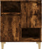 vidaXL - Dressoir - 60x35x70 - cm - bewerkt - hout - gerookt - eikenkleurig