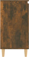 vidaXL - Dressoir - 60x35x70 - cm - bewerkt - hout - gerookt - eikenkleurig