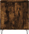 vidaXL - Dressoir - 60x35x70 - cm - bewerkt - hout - gerookt - eikenkleurig