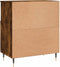 vidaXL - Dressoir - 60x35x70 - cm - bewerkt - hout - gerookt - eikenkleurig