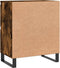 vidaXL - Dressoir - 60x35x70 - cm - bewerkt - hout - gerookt - eikenkleurig