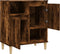 vidaXL - Dressoir - 60x35x70 - cm - bewerkt - hout - gerookt - eikenkleurig
