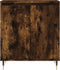 vidaXL - Dressoir - 60x35x70 - cm - bewerkt - hout - gerookt - eikenkleurig