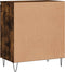 vidaXL - Dressoir - 60x35x70 - cm - bewerkt - hout - gerookt - eikenkleurig