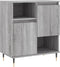vidaXL - Dressoir - 60x35x70 - cm - bewerkt - hout - grijs - sonoma - eikenkleurig
