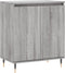 vidaXL - Dressoir - 60x35x70 - cm - bewerkt - hout - grijs - sonoma - eikenkleurig
