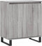 vidaXL - Dressoir - 60x35x70 - cm - bewerkt - hout - grijs - sonoma - eikenkleurig