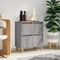 vidaXL - Dressoir - 60x35x70 - cm - bewerkt - hout - grijs - sonoma - eikenkleurig