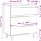 vidaXL - Dressoir - 60x35x70 - cm - bewerkt - hout - grijs - sonoma - eikenkleurig