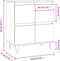 vidaXL - Dressoir - 60x35x70 - cm - bewerkt - hout - grijs - sonoma - eikenkleurig