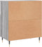 vidaXL - Dressoir - 60x35x70 - cm - bewerkt - hout - grijs - sonoma - eikenkleurig