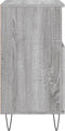 vidaXL - Dressoir - 60x35x70 - cm - bewerkt - hout - grijs - sonoma - eikenkleurig