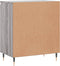 vidaXL - Dressoir - 60x35x70 - cm - bewerkt - hout - grijs - sonoma - eikenkleurig
