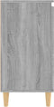 vidaXL - Dressoir - 60x35x70 - cm - bewerkt - hout - grijs - sonoma - eikenkleurig