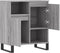 vidaXL - Dressoir - 60x35x70 - cm - bewerkt - hout - grijs - sonoma - eikenkleurig