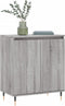 vidaXL - Dressoir - 60x35x70 - cm - bewerkt - hout - grijs - sonoma - eikenkleurig