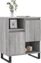 vidaXL - Dressoir - 60x35x70 - cm - bewerkt - hout - grijs - sonoma - eikenkleurig