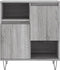 vidaXL - Dressoir - 60x35x70 - cm - bewerkt - hout - grijs - sonoma - eikenkleurig